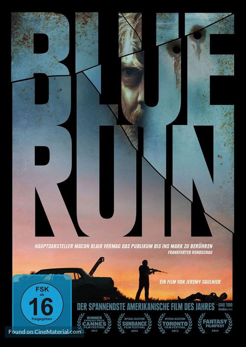 Blue Ruin - German DVD movie cover