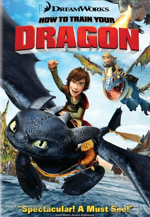 How to Train Your Dragon - DVD movie cover