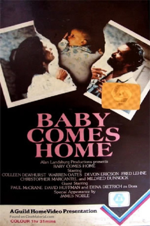 Baby Comes Home - VHS movie cover