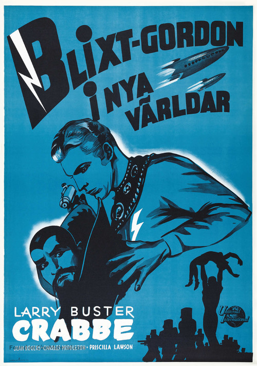 Flash Gordon&#039;s Trip to Mars - Swedish Movie Poster