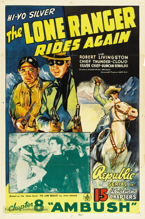 The Lone Ranger Rides Again - Movie Poster