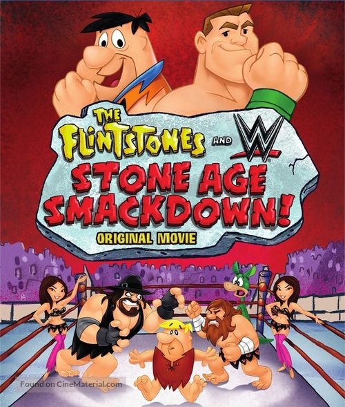 The Flintstones &amp; WWE: Stone Age Smackdown - Blu-Ray movie cover