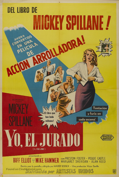 I, the Jury - Argentinian Movie Poster