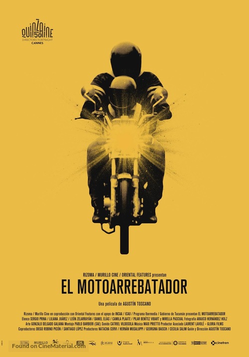 El Motoarrebatador - Argentinian Movie Poster