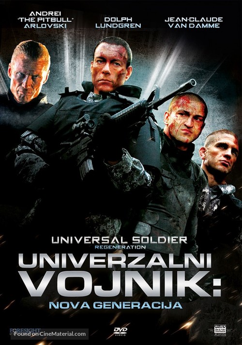 Universal Soldier: Regeneration - Croatian DVD movie cover