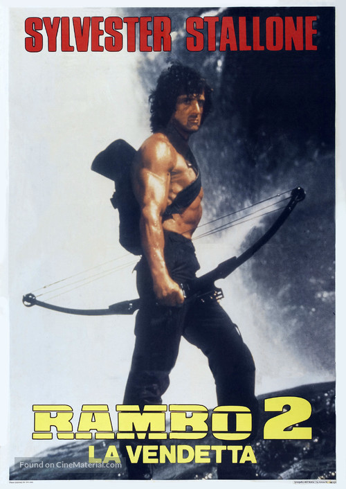 Rambo: First Blood Part II - Italian Movie Poster