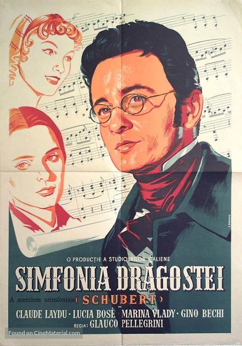 Sinfonia d&#039;amore - Romanian Movie Poster