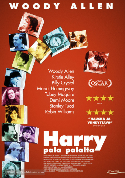 Deconstructing Harry - Finnish DVD movie cover