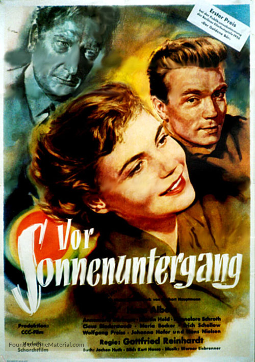 Vor Sonnenuntergang - German Movie Poster