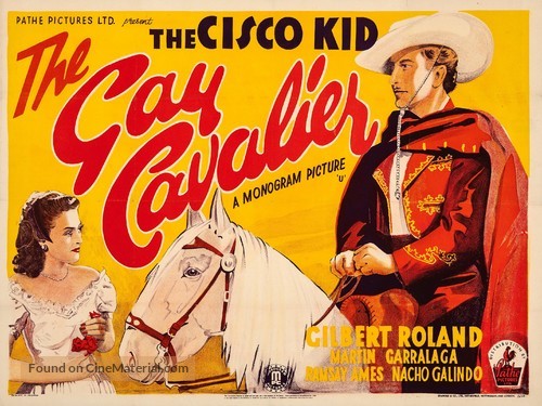 The Gay Cavalier - British Movie Poster