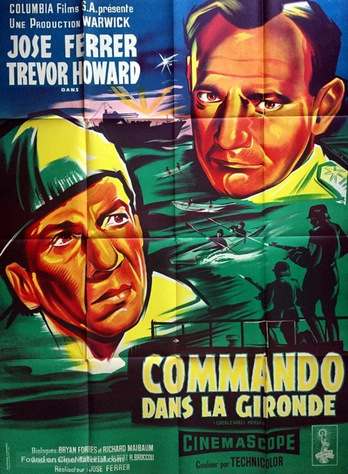 The Cockleshell Heroes - French Movie Poster