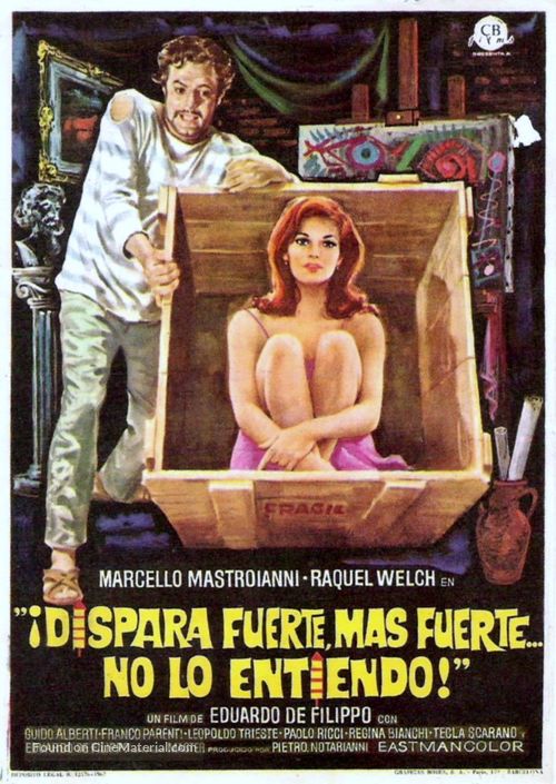 Spara forte, pi&ugrave; forte, non capisco - Spanish Movie Poster