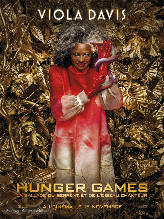 The Hunger Games: The Ballad of Songbirds &amp; Snakes - French Movie Poster