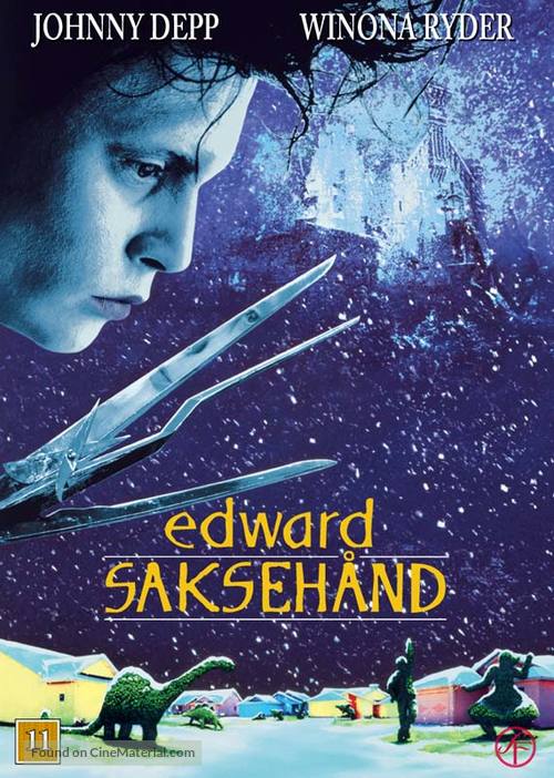 Edward Scissorhands - Danish DVD movie cover