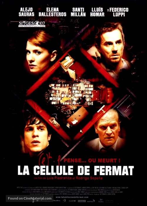 La habitaci&oacute;n de Fermat - French Movie Poster