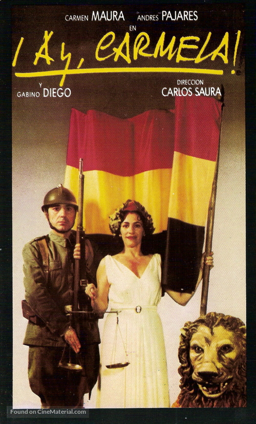 &iexcl;Ay, Carmela! - Argentinian VHS movie cover