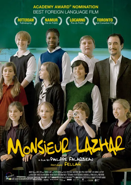 Monsieur Lazhar - Dutch Movie Poster