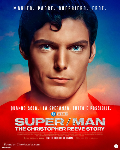 Super/Man: The Christopher Reeve Story - Italian Movie Poster