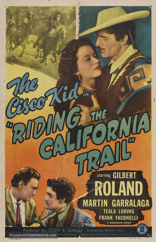 Riding the California Trail - Movie Poster