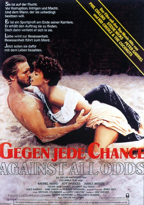 Against All Odds - German Movie Poster