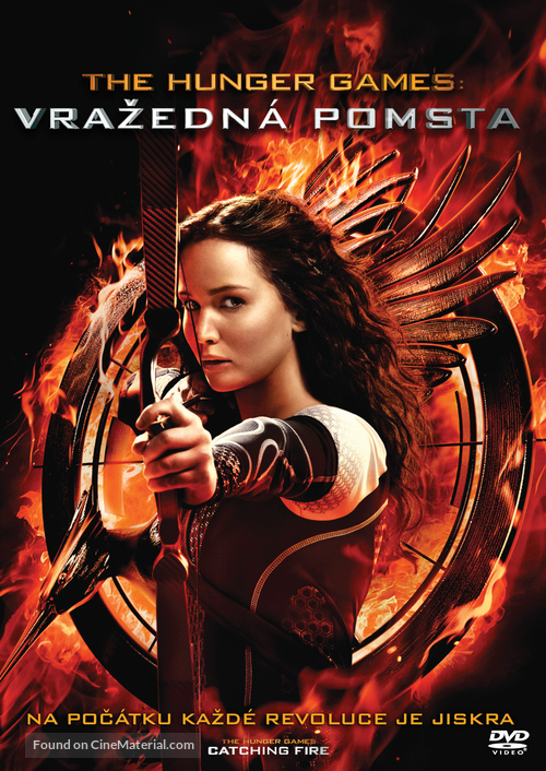 The Hunger Games: Catching Fire - Czech DVD movie cover