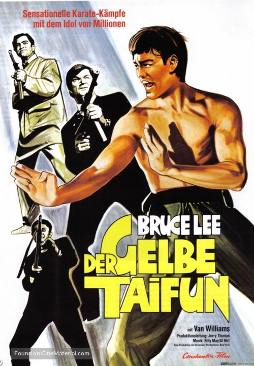 Fury Of The Dragon - German Theatrical movie poster
