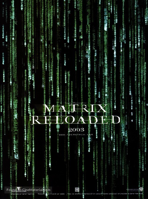 The Matrix Reloaded - Spanish Movie Poster