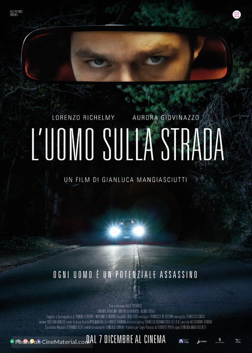 L&#039;uomo sulla strada - Italian Movie Poster