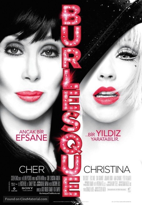 Burlesque - Turkish Movie Poster