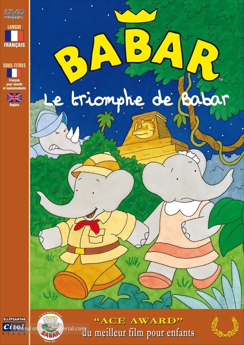 Babar: The Movie - French DVD movie cover