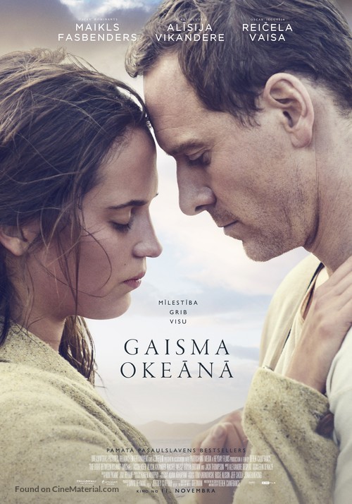 The Light Between Oceans - Latvian Movie Poster