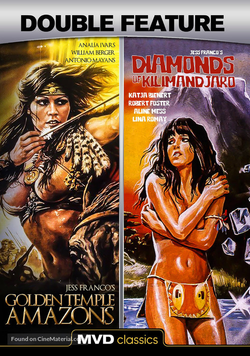 Les amazones du temple d&#039;or - DVD movie cover