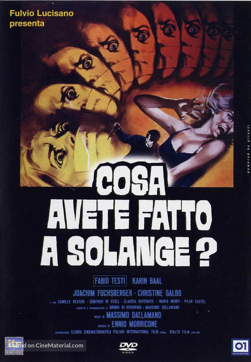 Cosa avete fatto a Solange? - Italian DVD movie cover