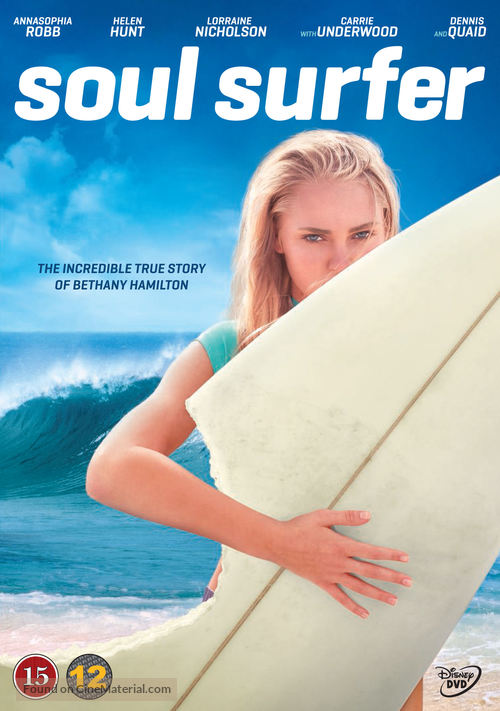 Soul Surfer - Danish DVD movie cover