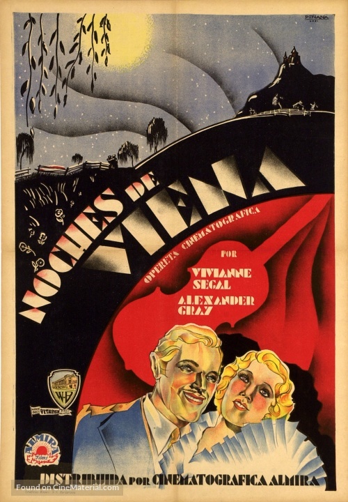 Viennese Nights - Spanish Movie Poster