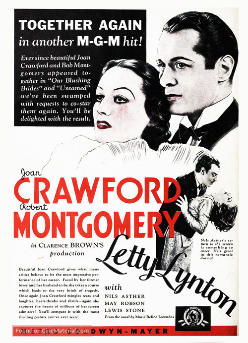 Letty Lynton - poster