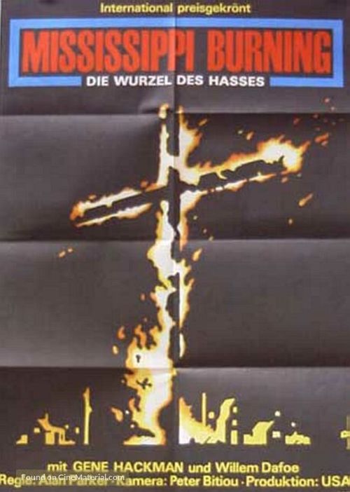 Mississippi Burning - German Movie Poster