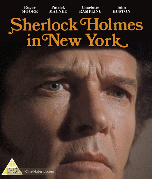 Sherlock Holmes in New York - British Blu-Ray movie cover