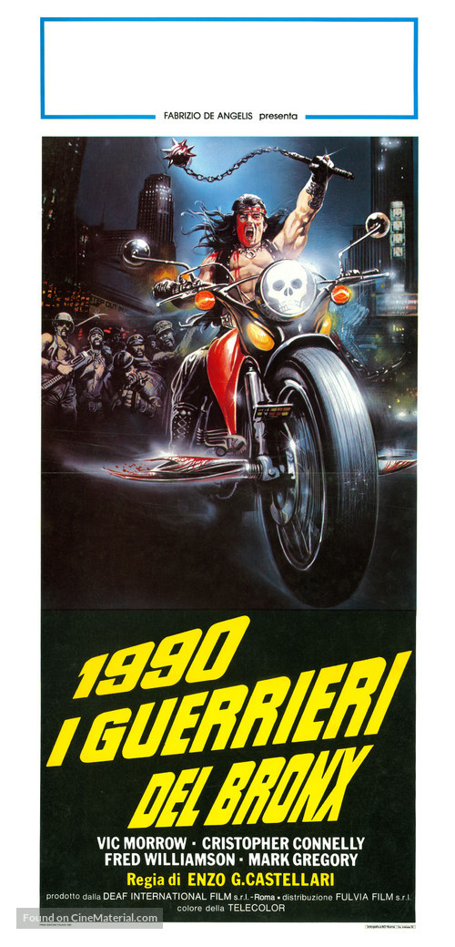 1990: I guerrieri del Bronx - Italian Movie Poster