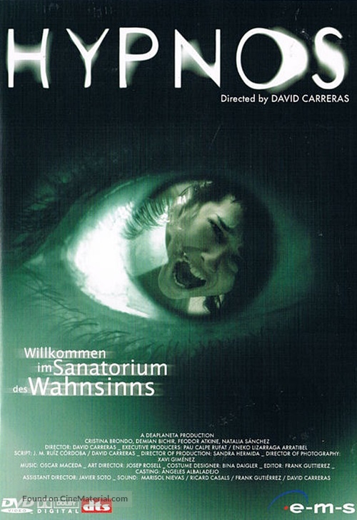 Hipnos - German DVD movie cover