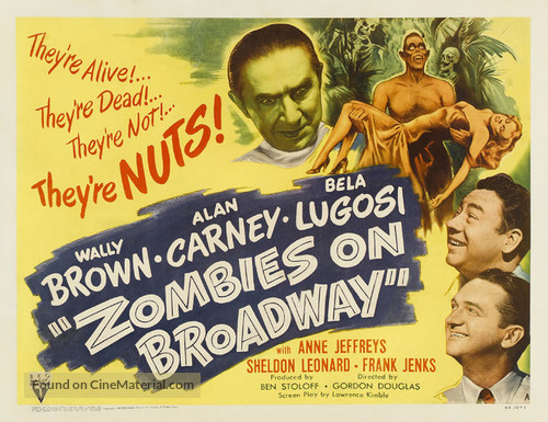 Zombies on Broadway - Movie Poster