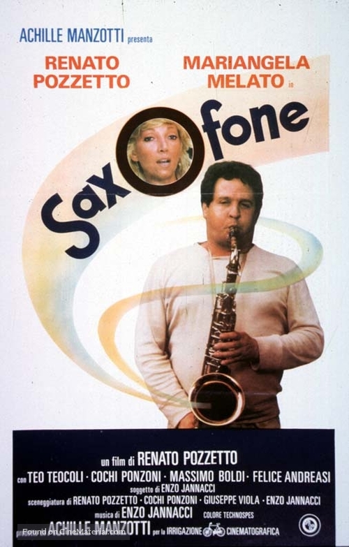 Saxofone - Italian Movie Poster
