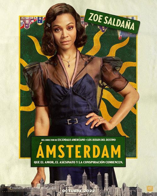 Amsterdam - Colombian Movie Poster