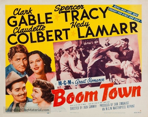 Boom Town - Re-release movie poster
