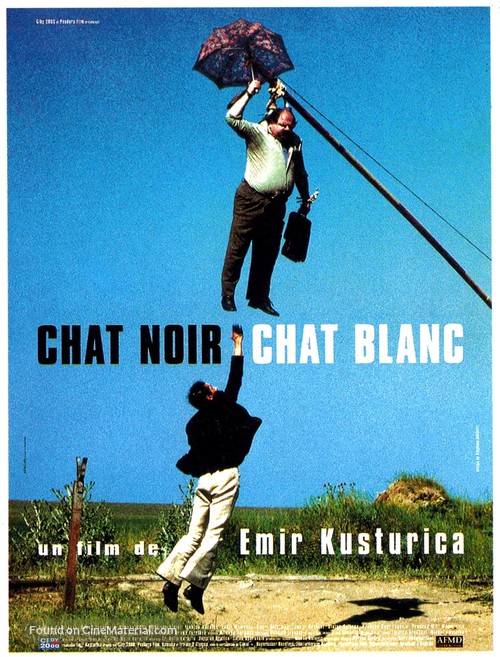 Crna macka, beli macor - French Movie Poster