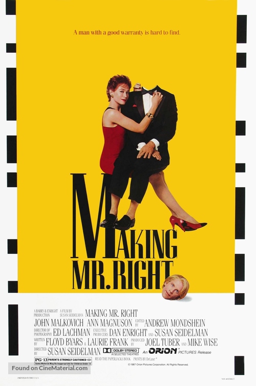 Making Mr. Right - Movie Poster
