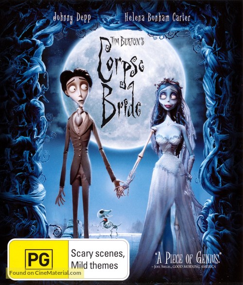 Corpse Bride - Australian Blu-Ray movie cover