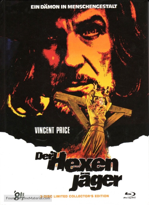 Witchfinder General - German Blu-Ray movie cover