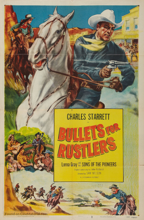 Bullets for Rustlers - Movie Poster