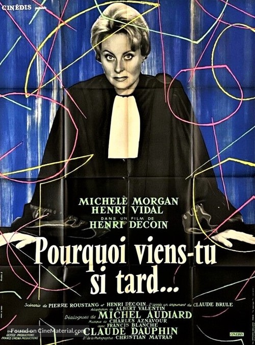 Pourquoi viens-tu si tard? - French Movie Poster